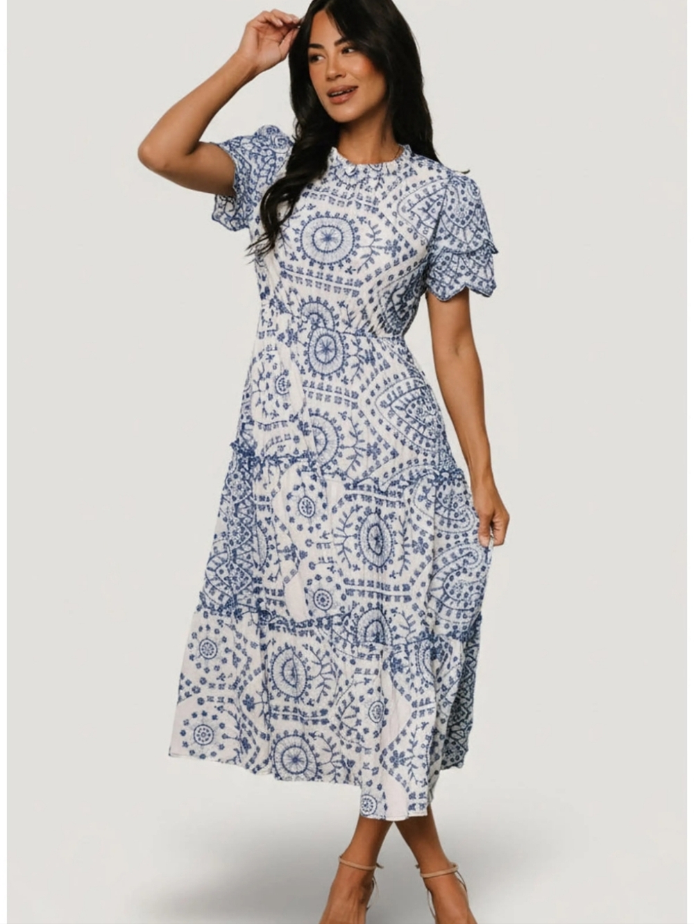 Hayden Embroidered Maxi Dress | Size Large